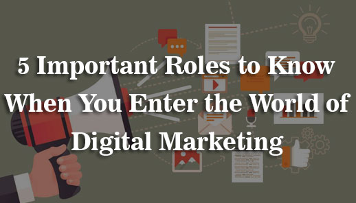 5 Important Roles to Know When You Enter the World of Digital Marketing 