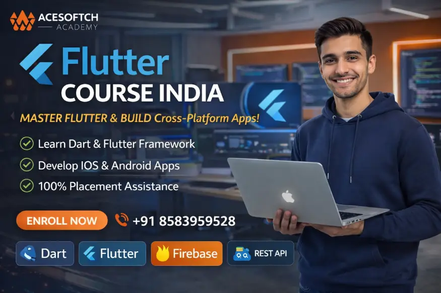 Flutter App Development Course Banner