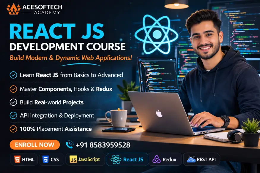 React JS Development Course Banner