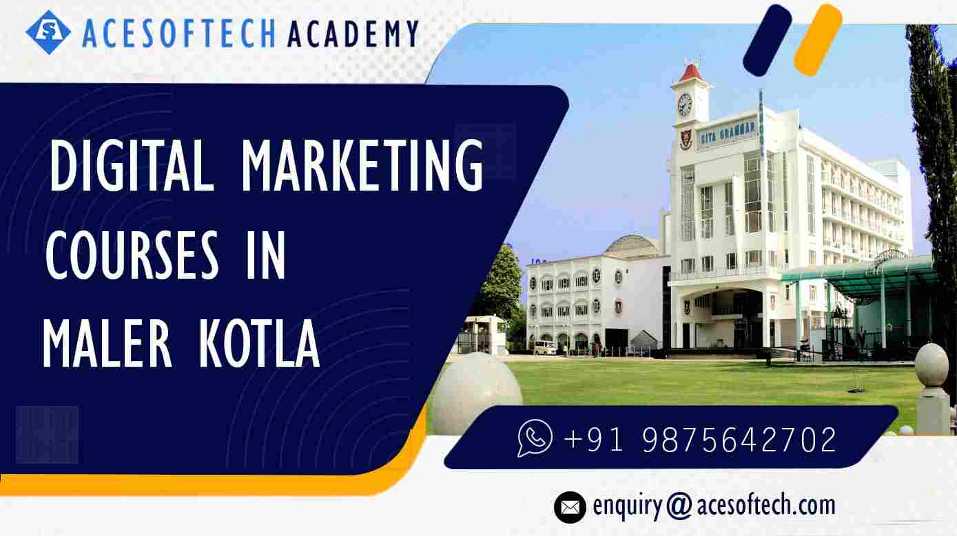 Digital Marketing Training course institute in Maler Kotla