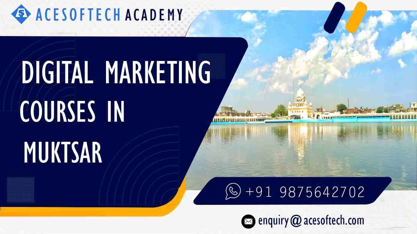 Digital Marketing Training course institute in Muktsar