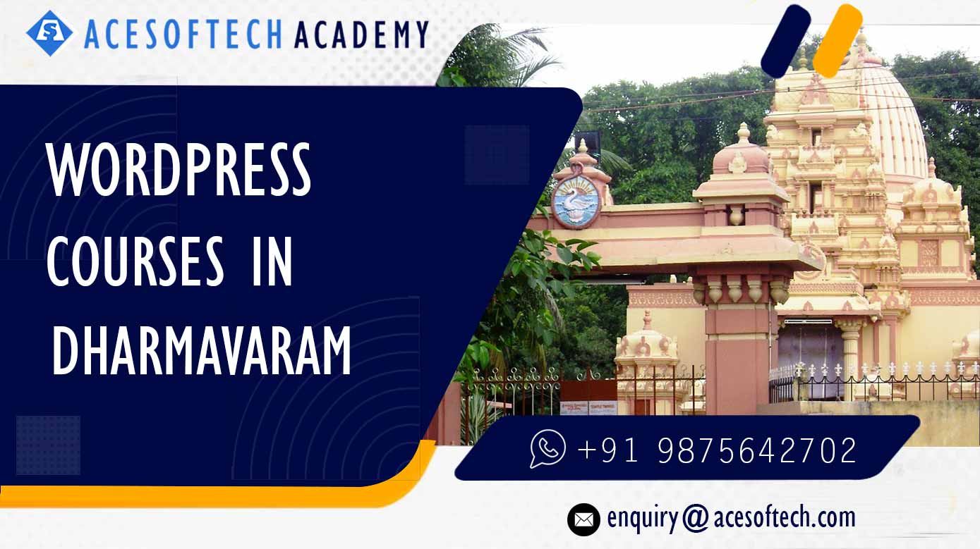WordPress Course Training Institue in Dharmavaram