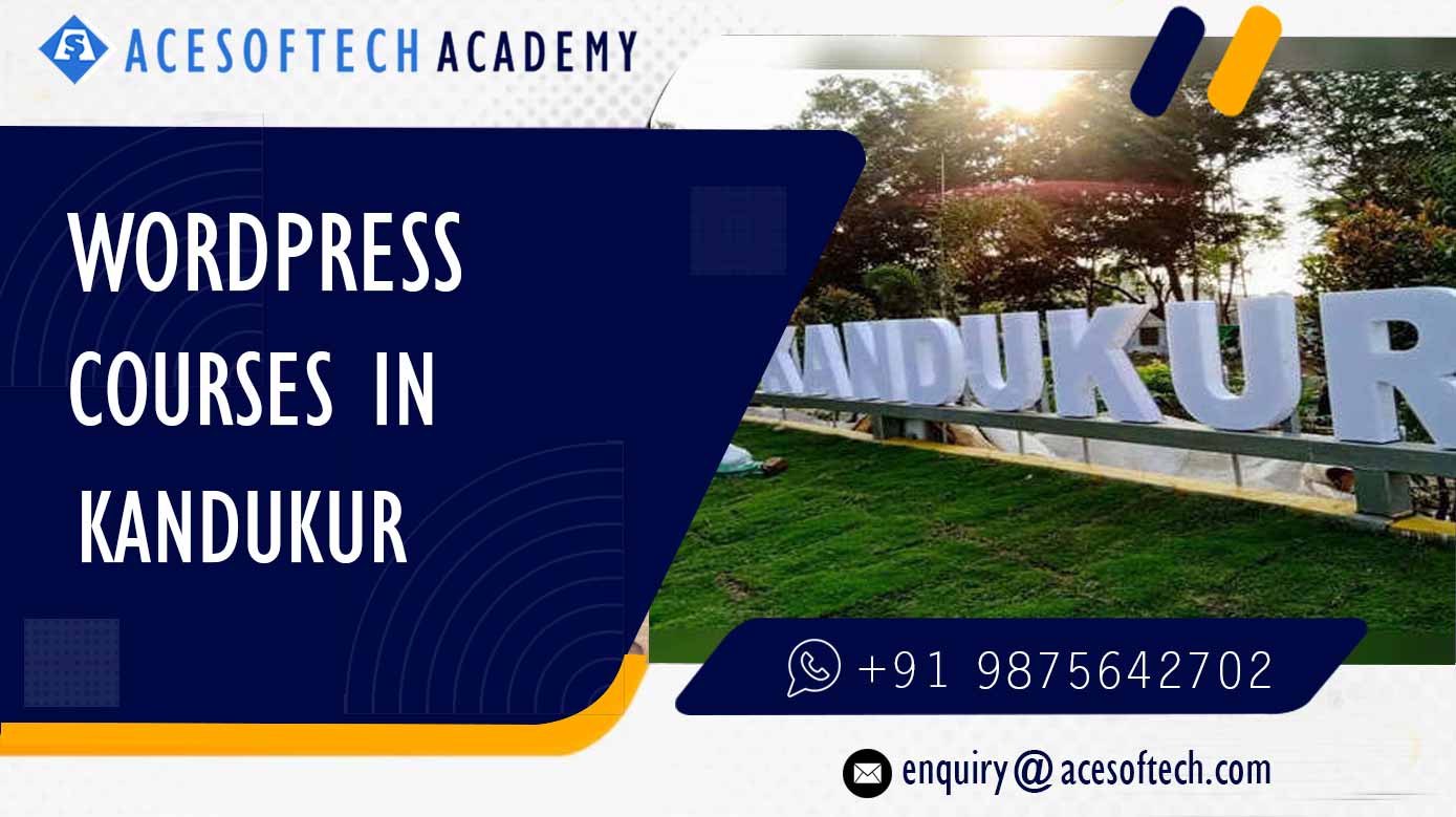 WordPress Course Training Institue in Kandukur