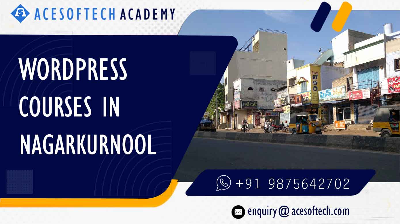 WordPress Course Training Institue in Nagarkurnool