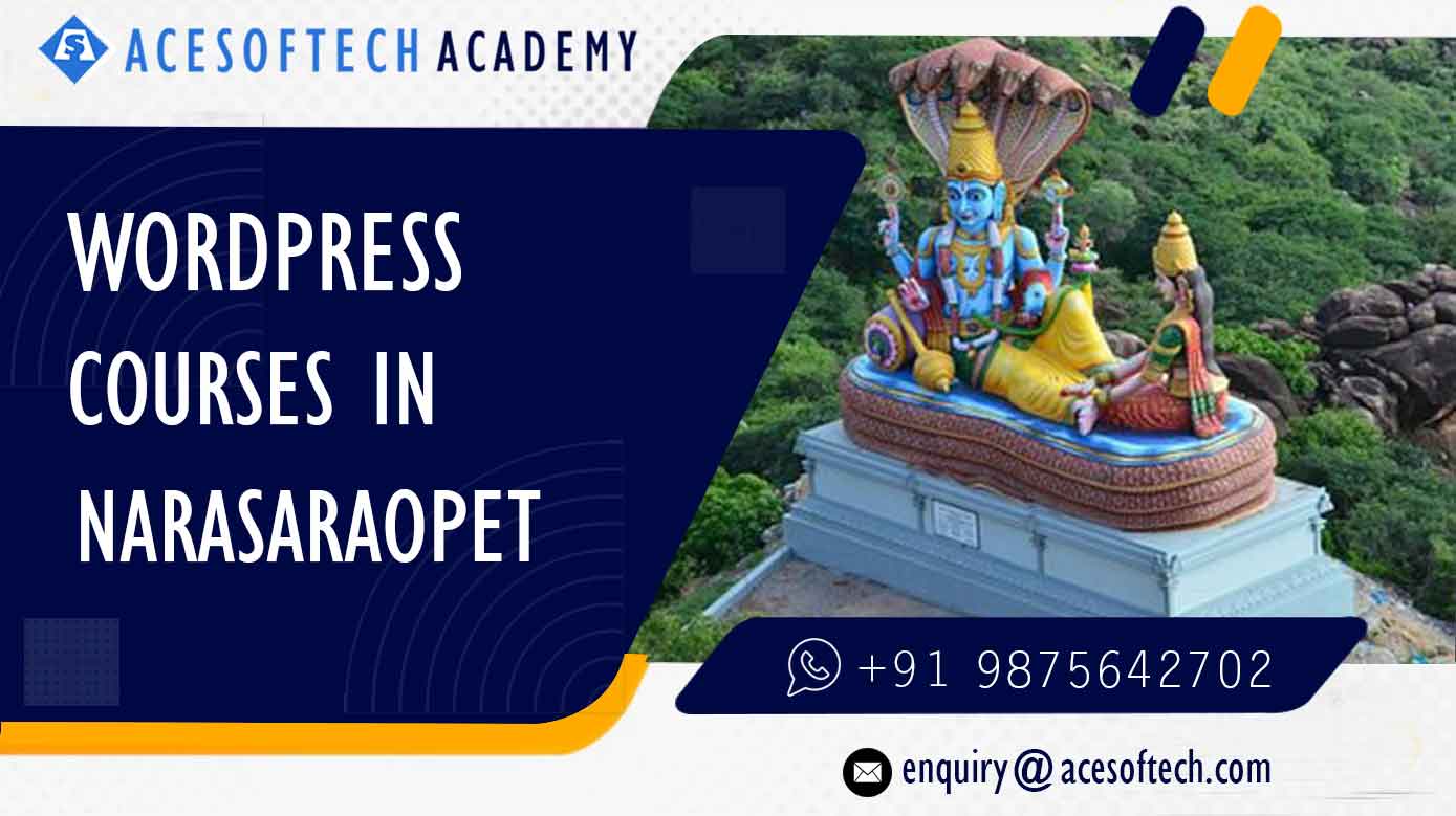 WordPress Course Training Institue in Narasaraopet