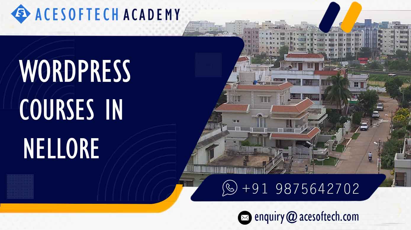 WordPress Course Training Institue in Nellore