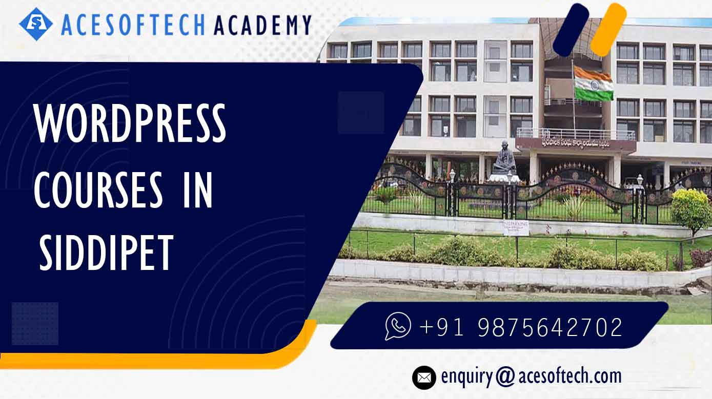 WordPress Course Training Institue in Siddipet