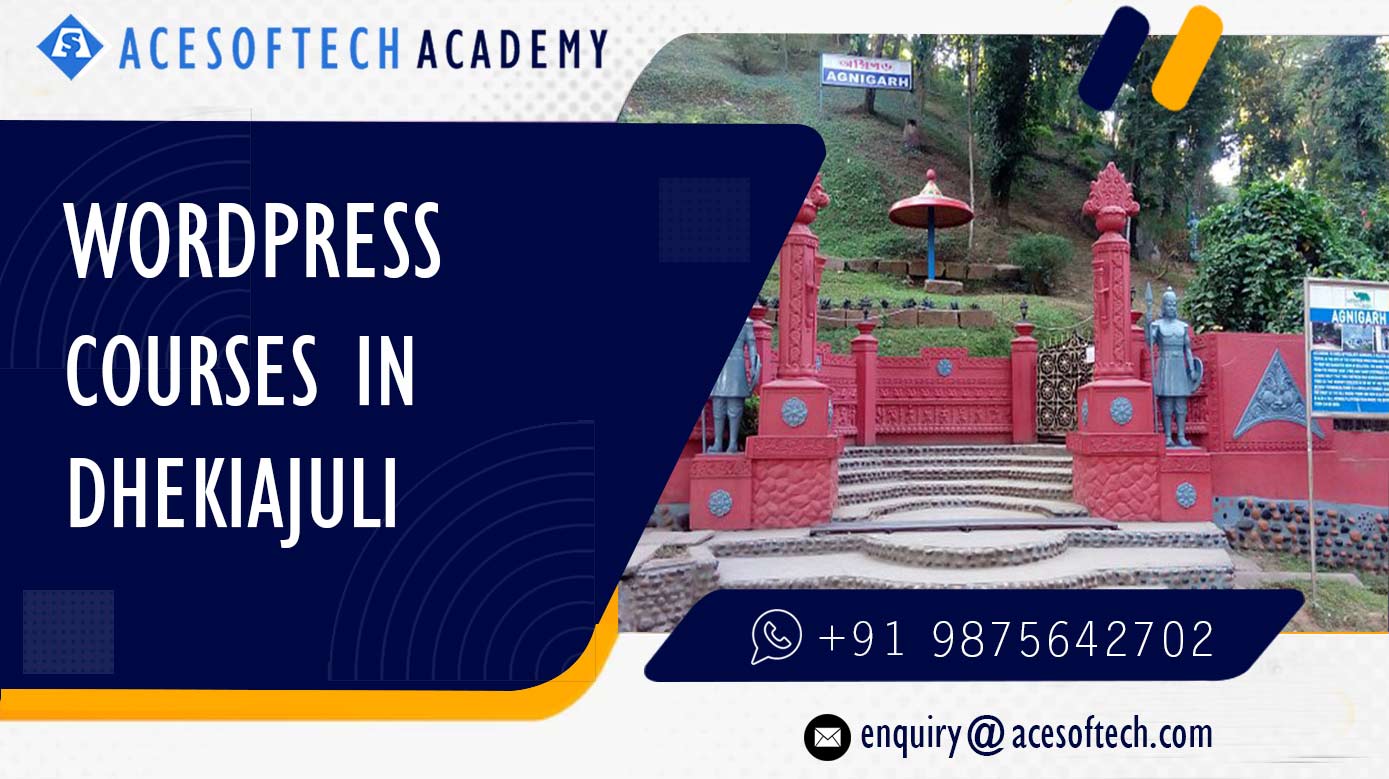 WordPress Course Training Institue in Dhekiajuli