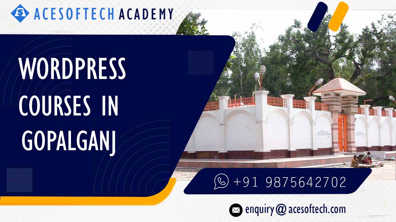 WordPress Course Training Institue in Gopalganj