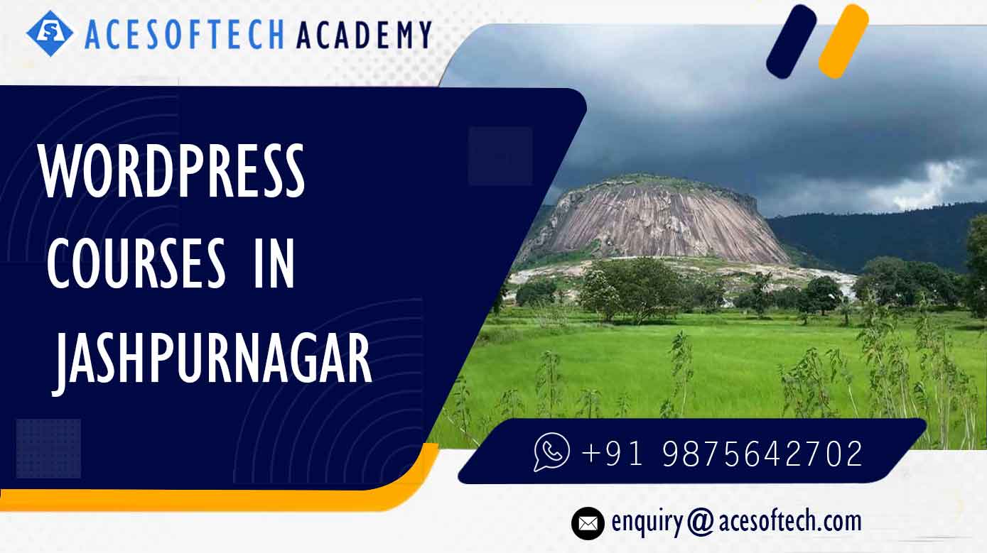 WordPress Course Training Institue in Jashpurnagar