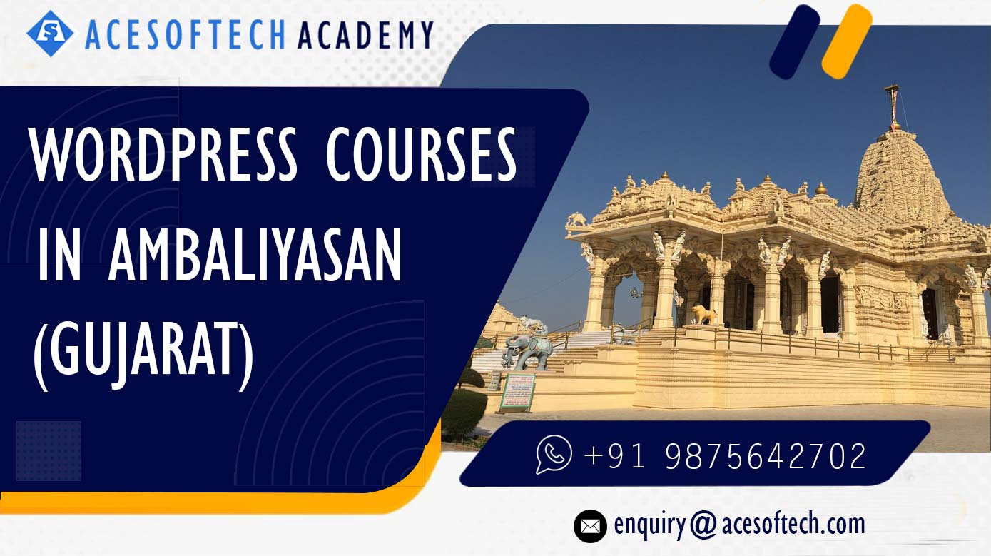 WordPress Course Training Institue in Ambaliyasan