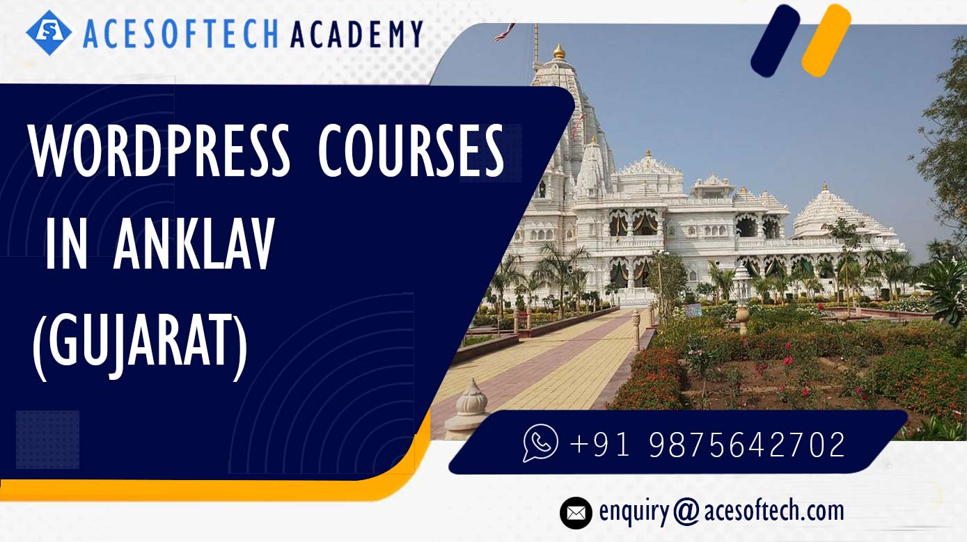 WordPress Course Training Institue in Anklav