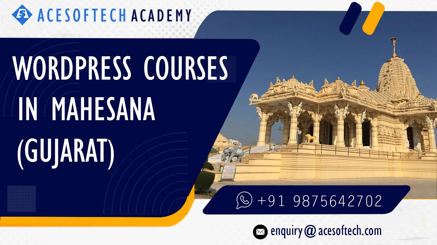 WordPress Course Training Institue in Mahesana