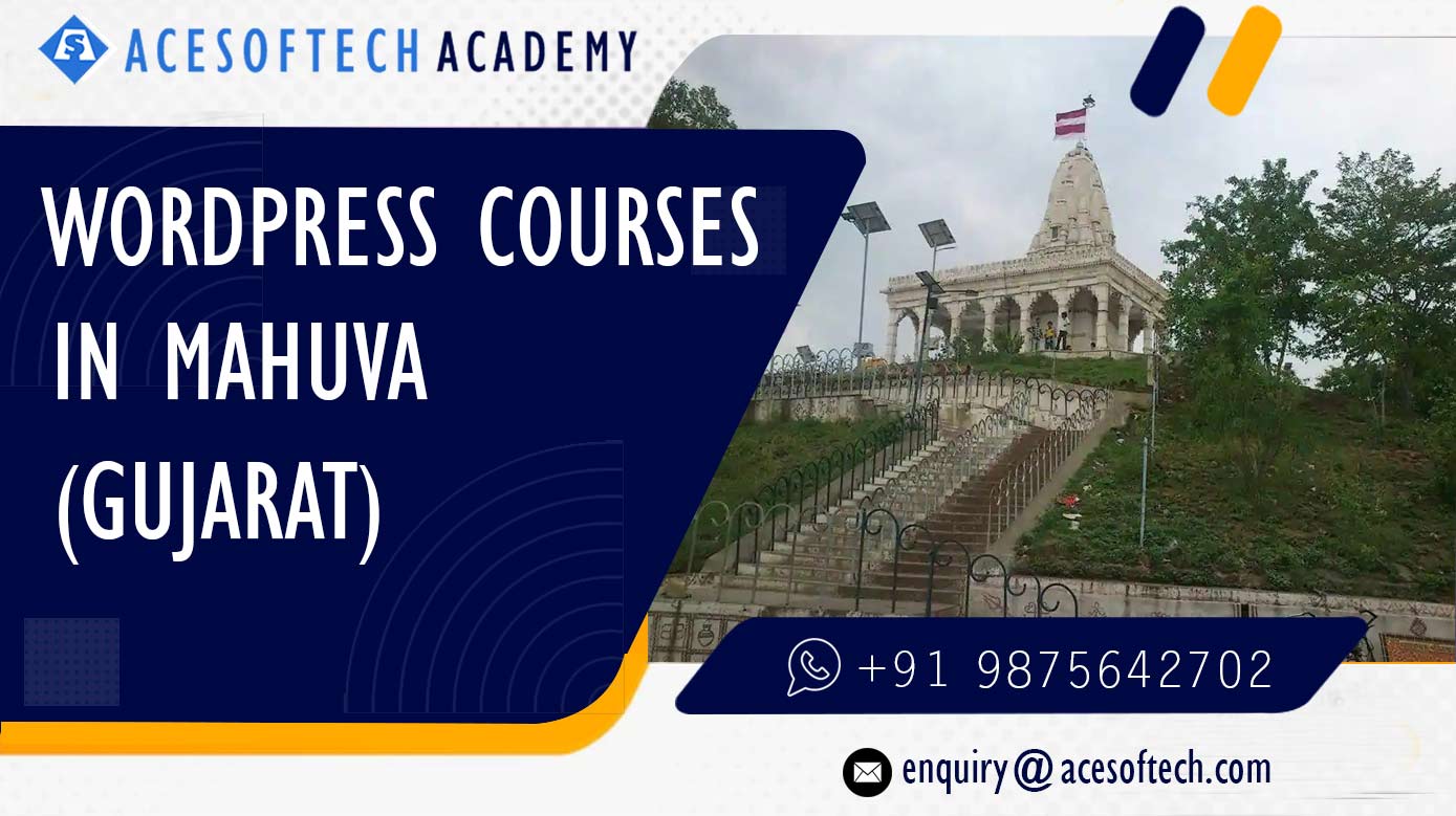 WordPress Course Training Institue in Mahuva