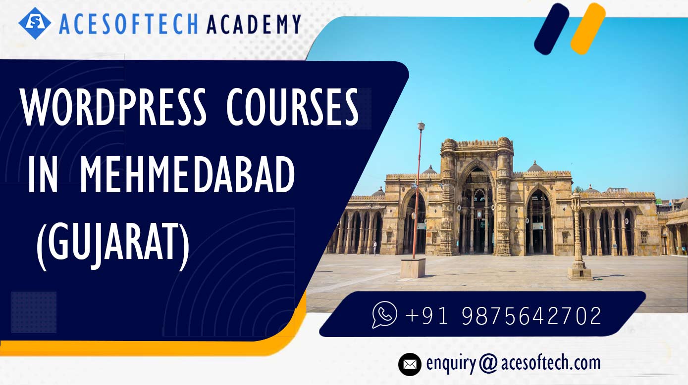 WordPress Course Training Institue in Mehmedabad
