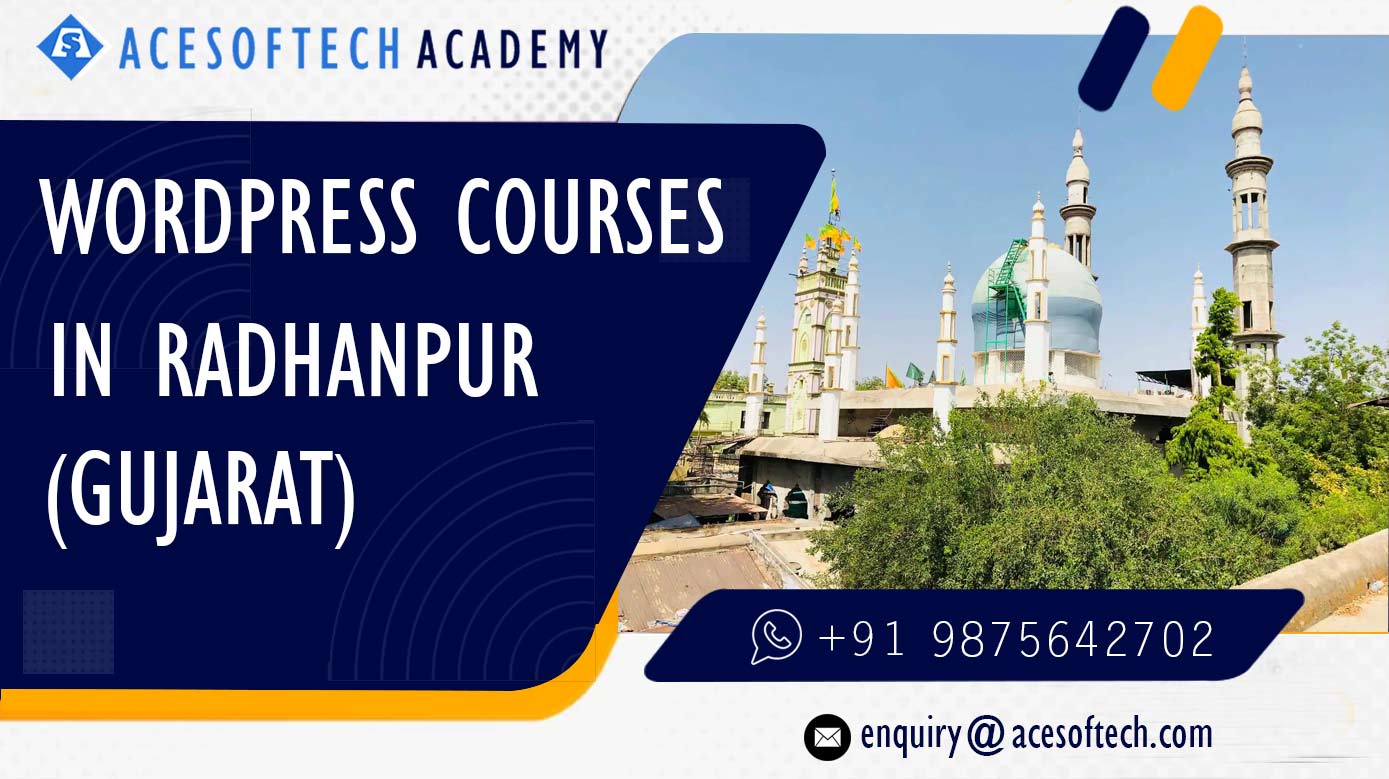 WordPress Course Training Institue in Radhanpur