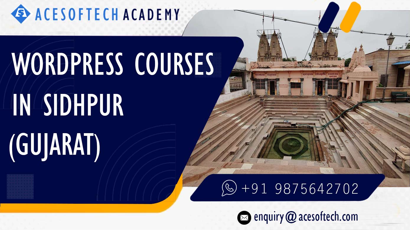 WordPress Course Training Institue in Sidhpur