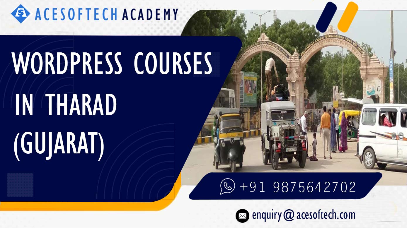 WordPress Course Training Institue in Tharad