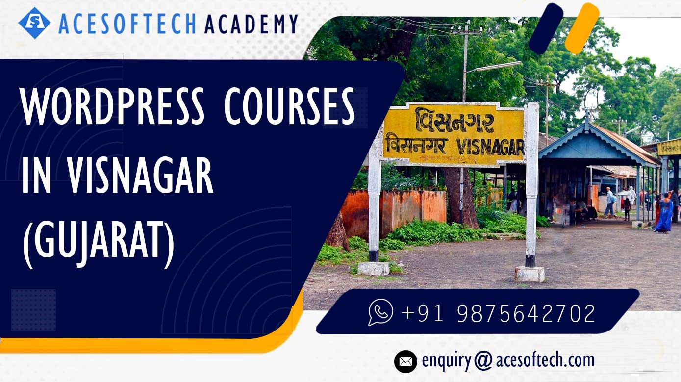 WordPress Course Training Institue in Visnagar