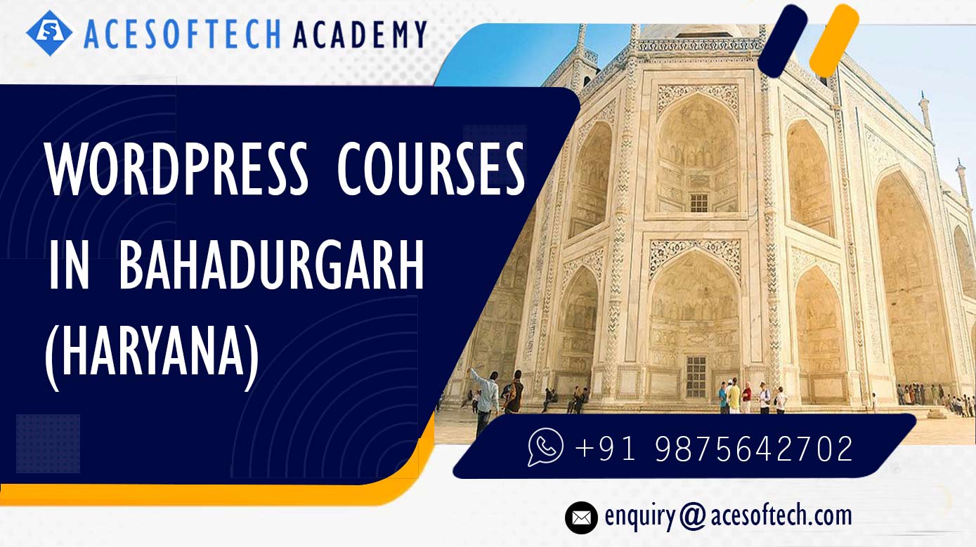 WordPress Course Training Institue in Bahadurgarh