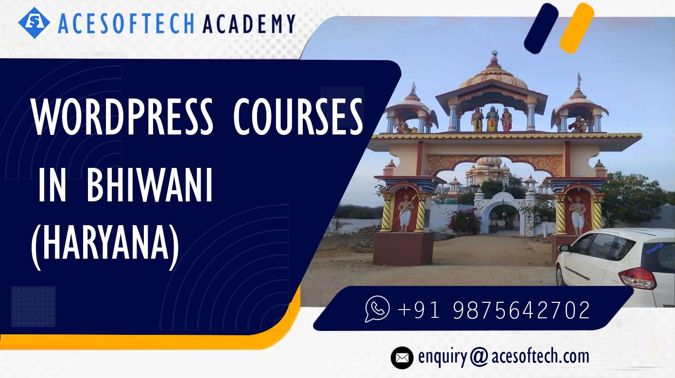 WordPress Course Training Institue in Bhiwani