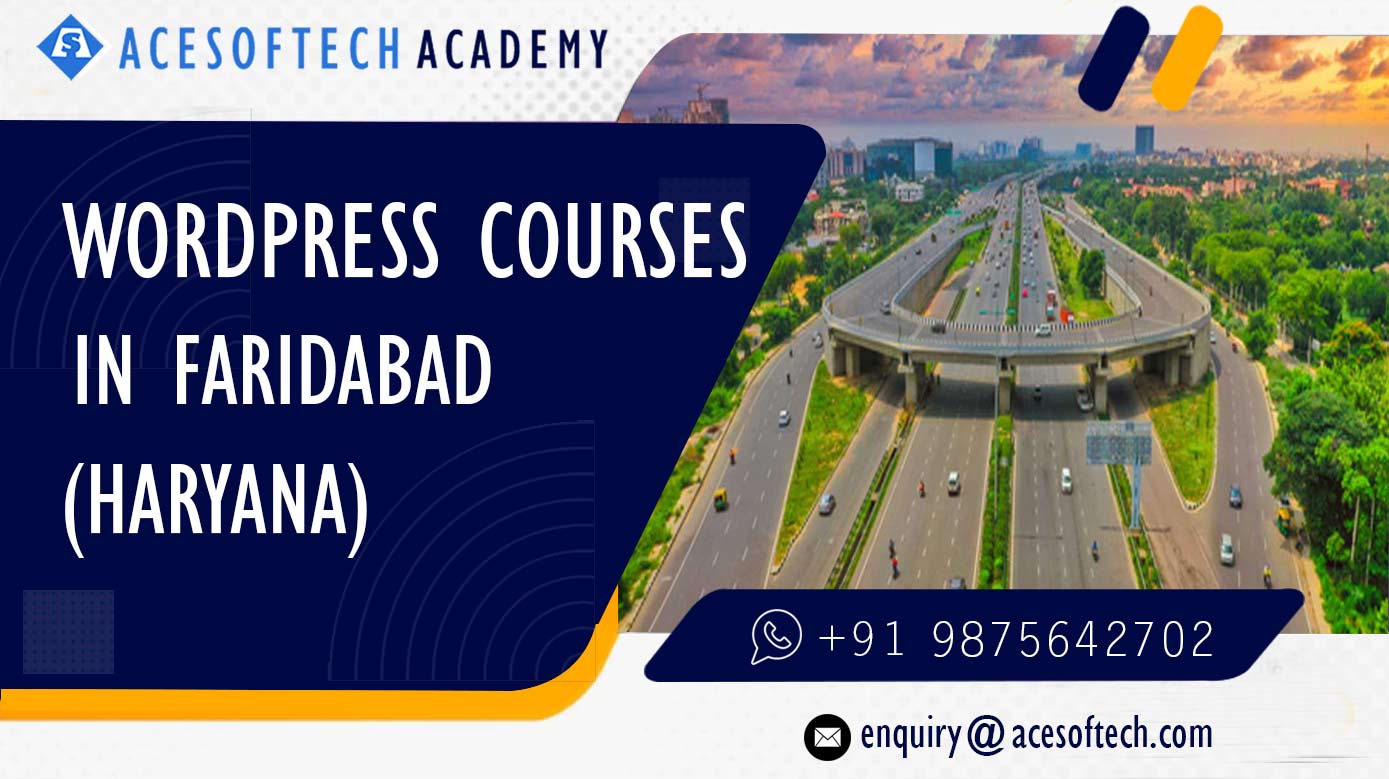 WordPress Course Training Institue in Faridabad