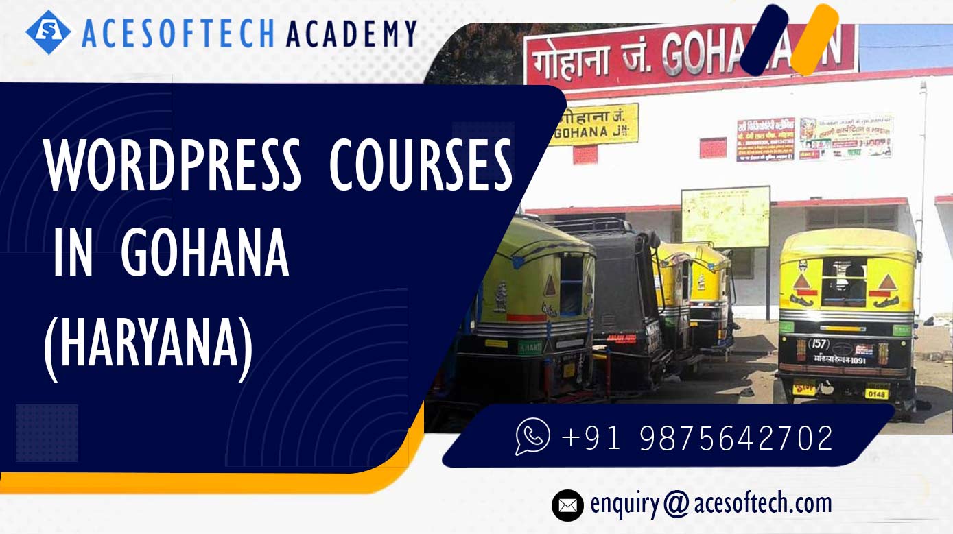 WordPress Course Training Institue in Gohana
