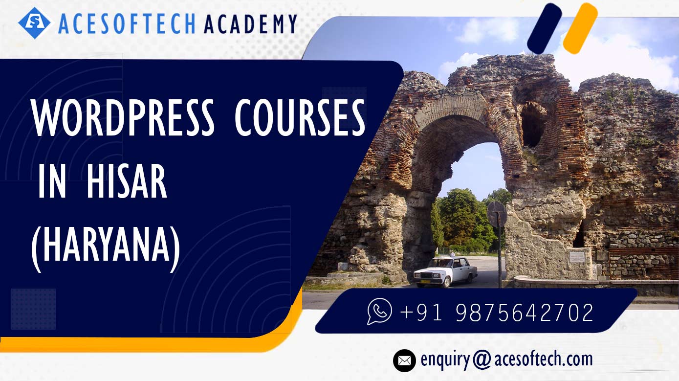 WordPress Course Training Institue in Hisar