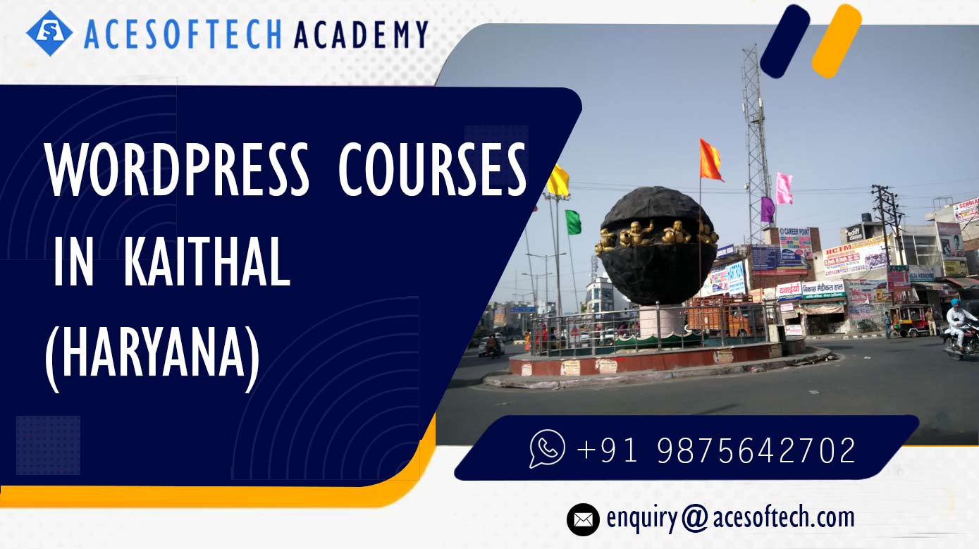 WordPress Course Training Institue in Kaithal