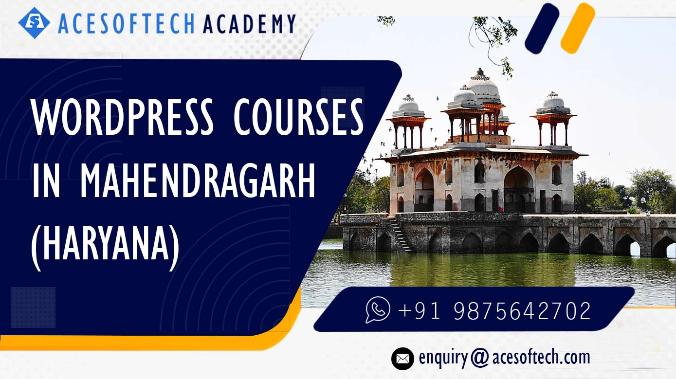 WordPress Course Training Institue in Mahendragarh