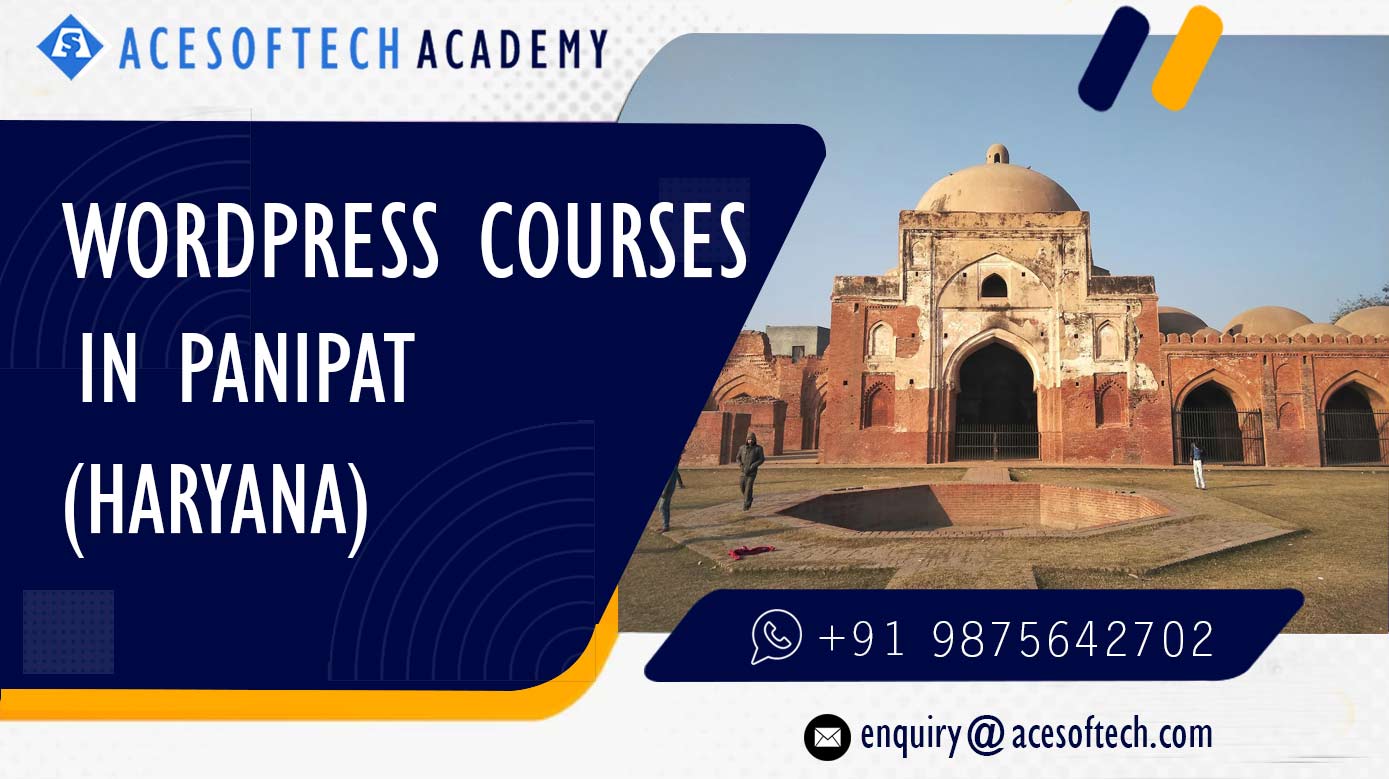 WordPress Course Training Institue in Panipat