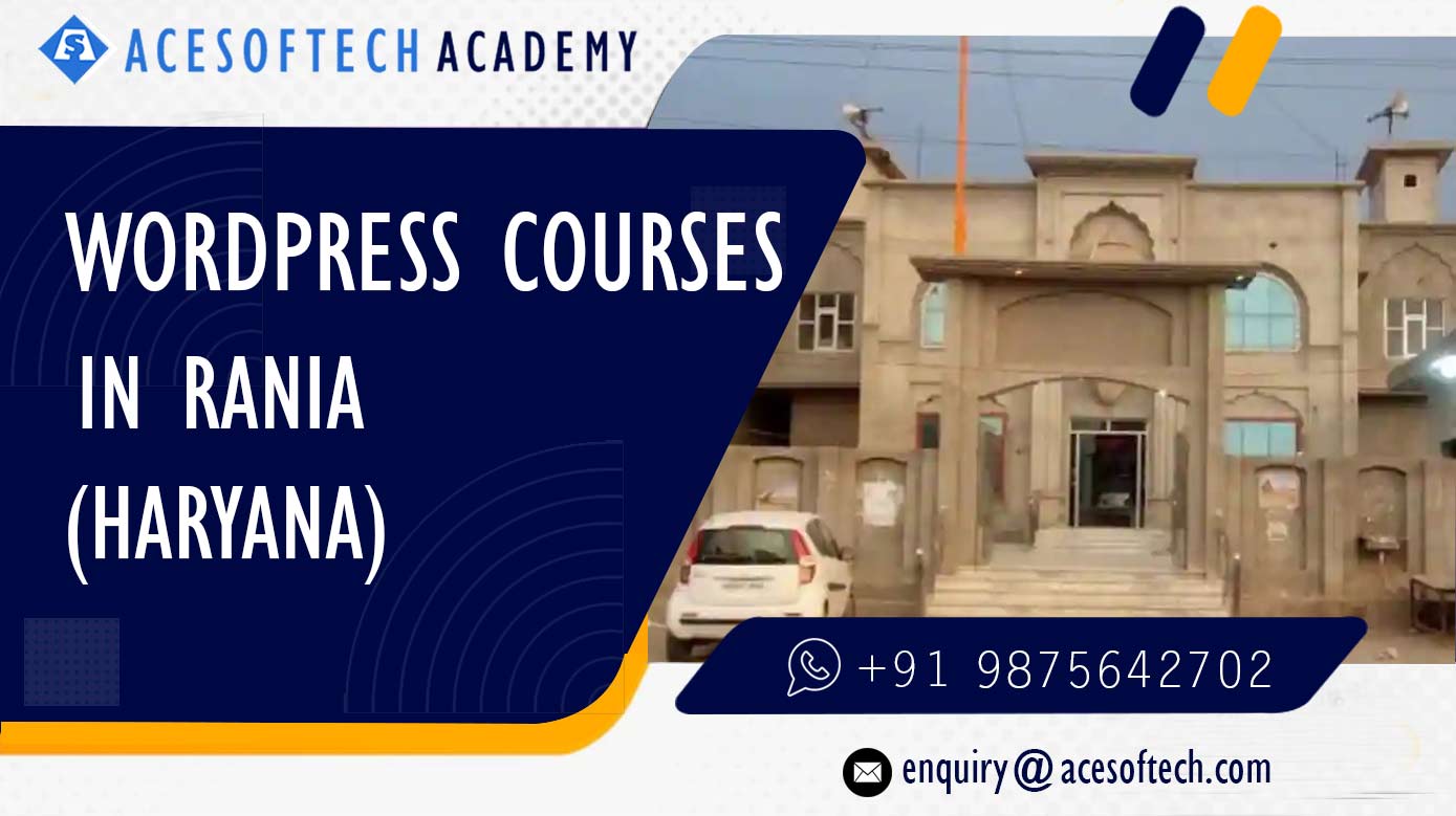 WordPress Course Training Institue in Rania