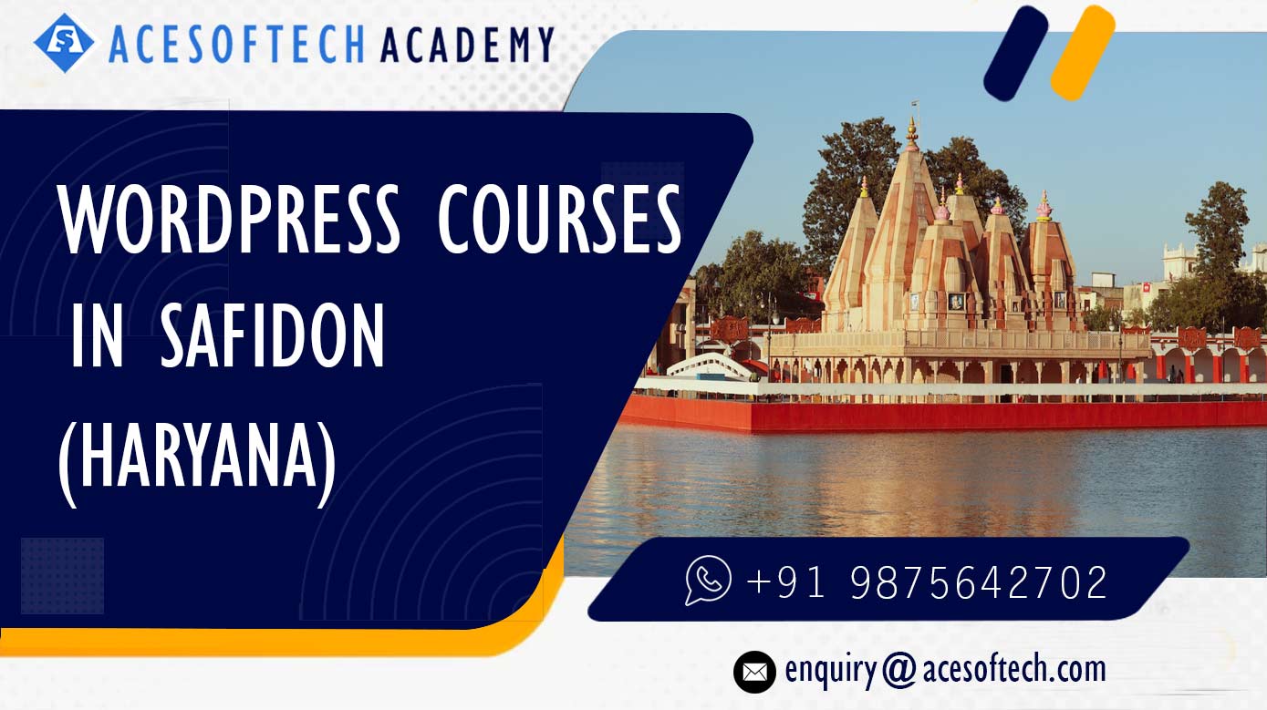 WordPress Course Training Institue in Safidon
