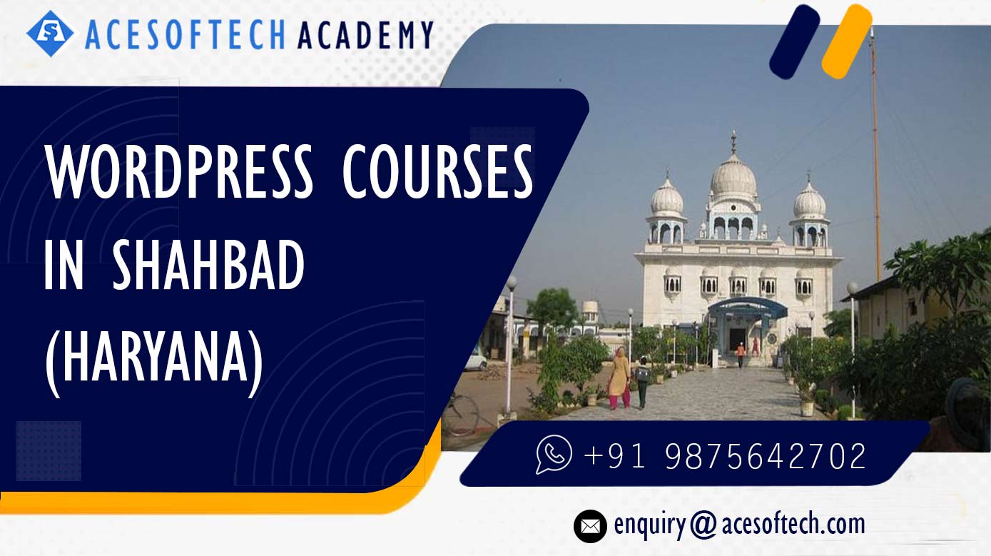WordPress Course Training Institue in Shahbad