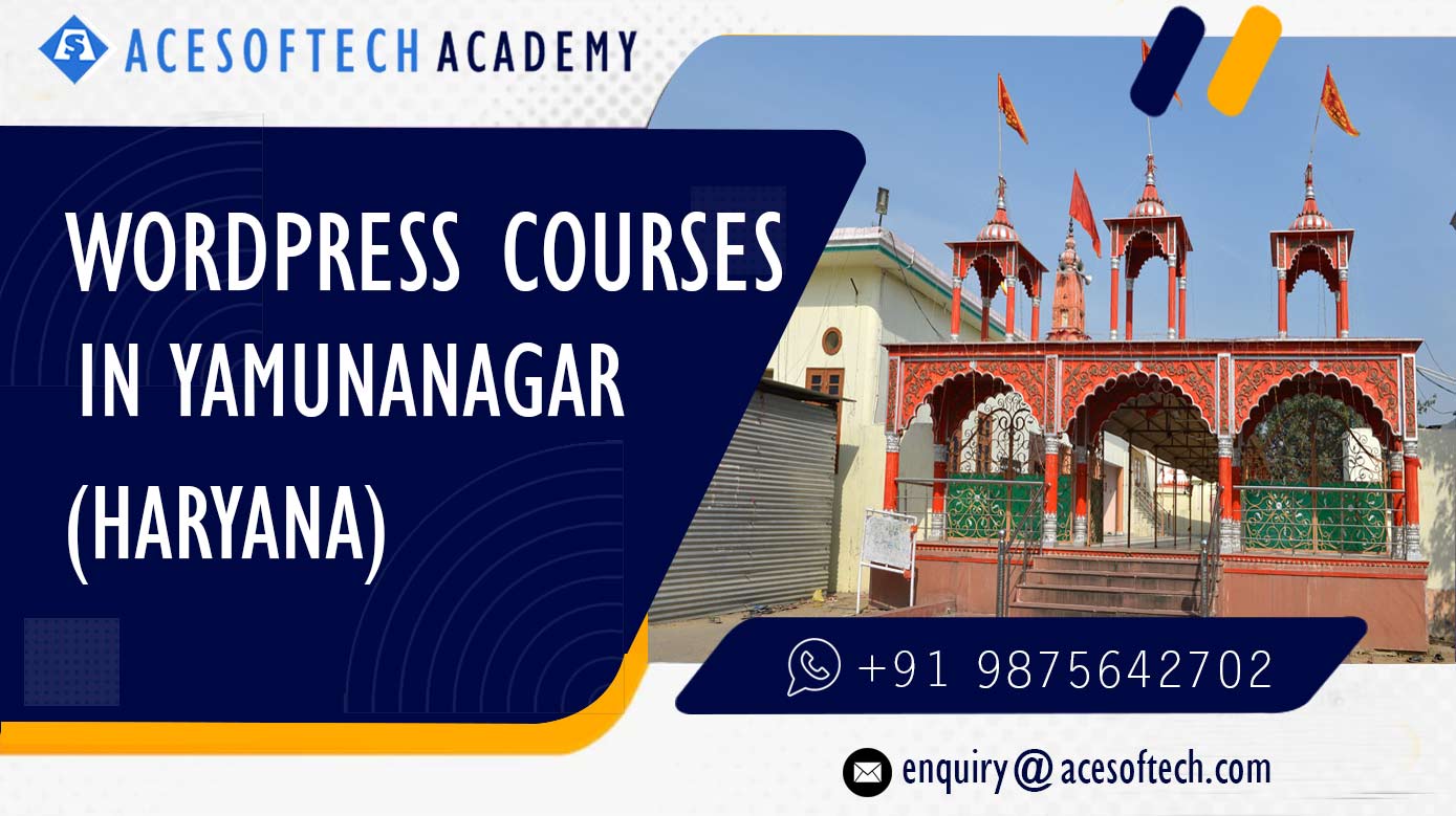 WordPress Course Training Institue in Yamunanagar