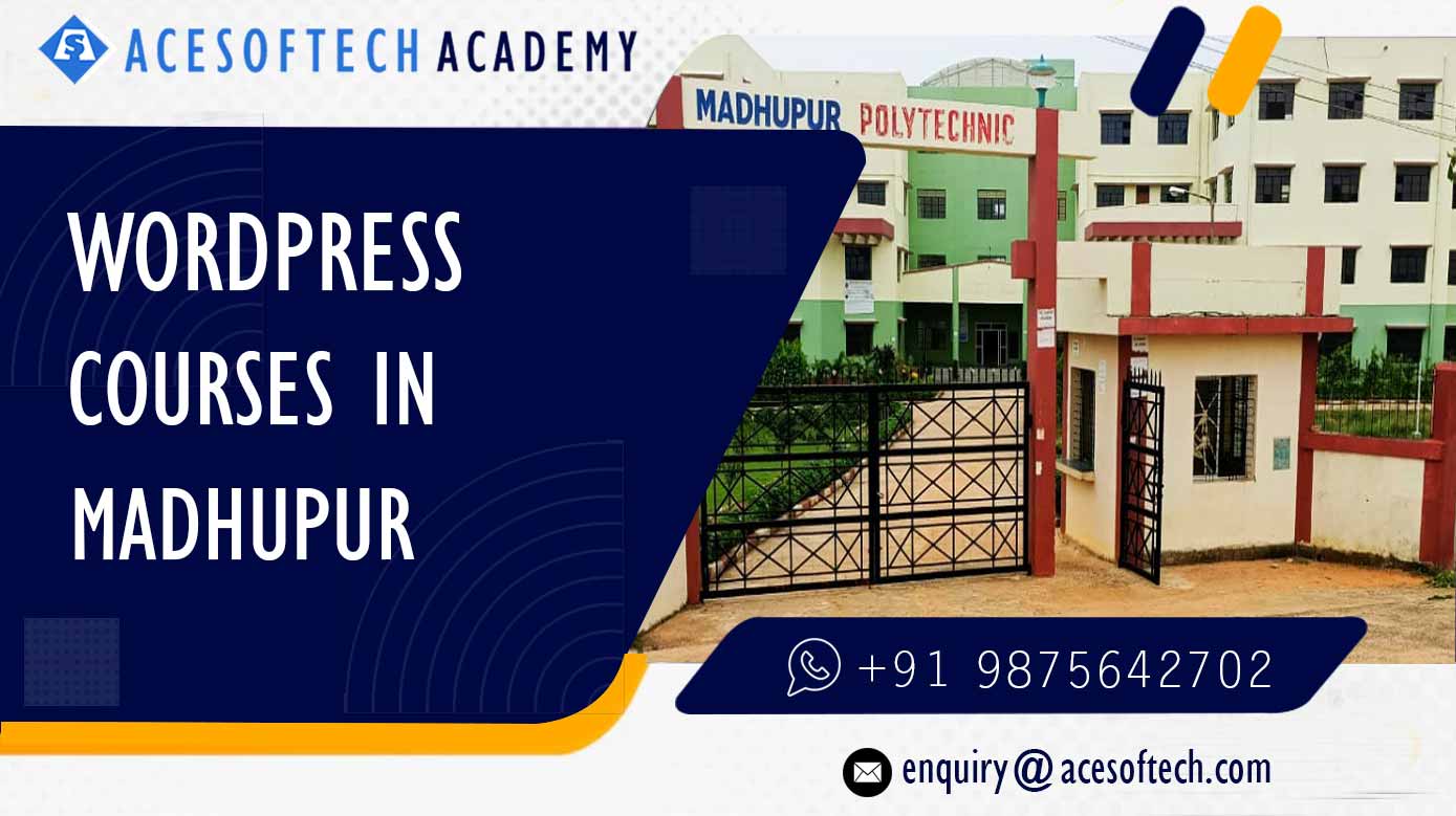 WordPress Course Training Institue in Madhupur