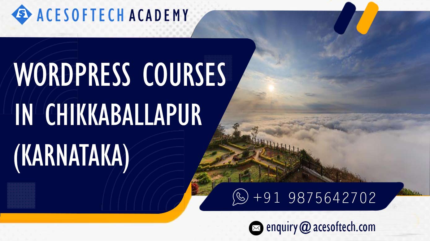 WordPress Course Training Institue in Chikkaballapur