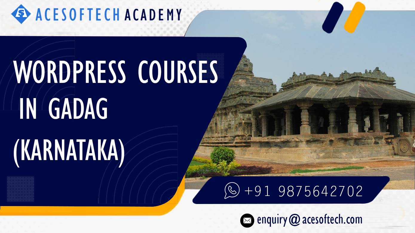 WordPress Course Training Institue in Gadag