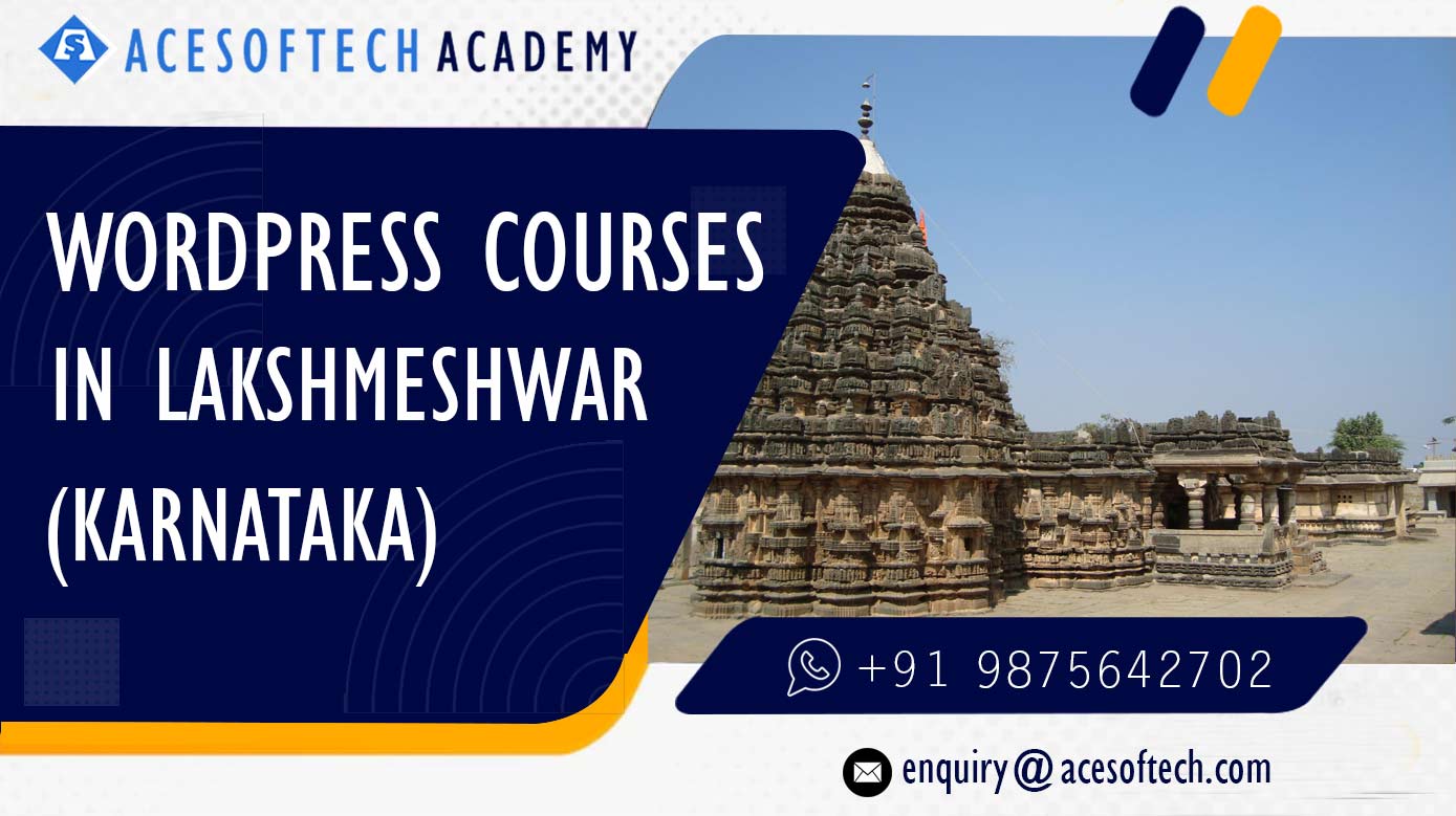 WordPress Course Training Institue in Lakshmeshwar