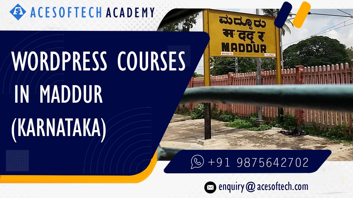 WordPress Course Training Institue in Maddur