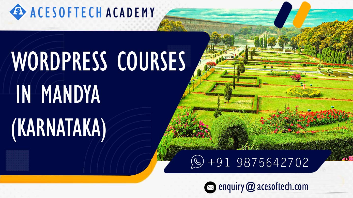 WordPress Course Training Institue in Mandya