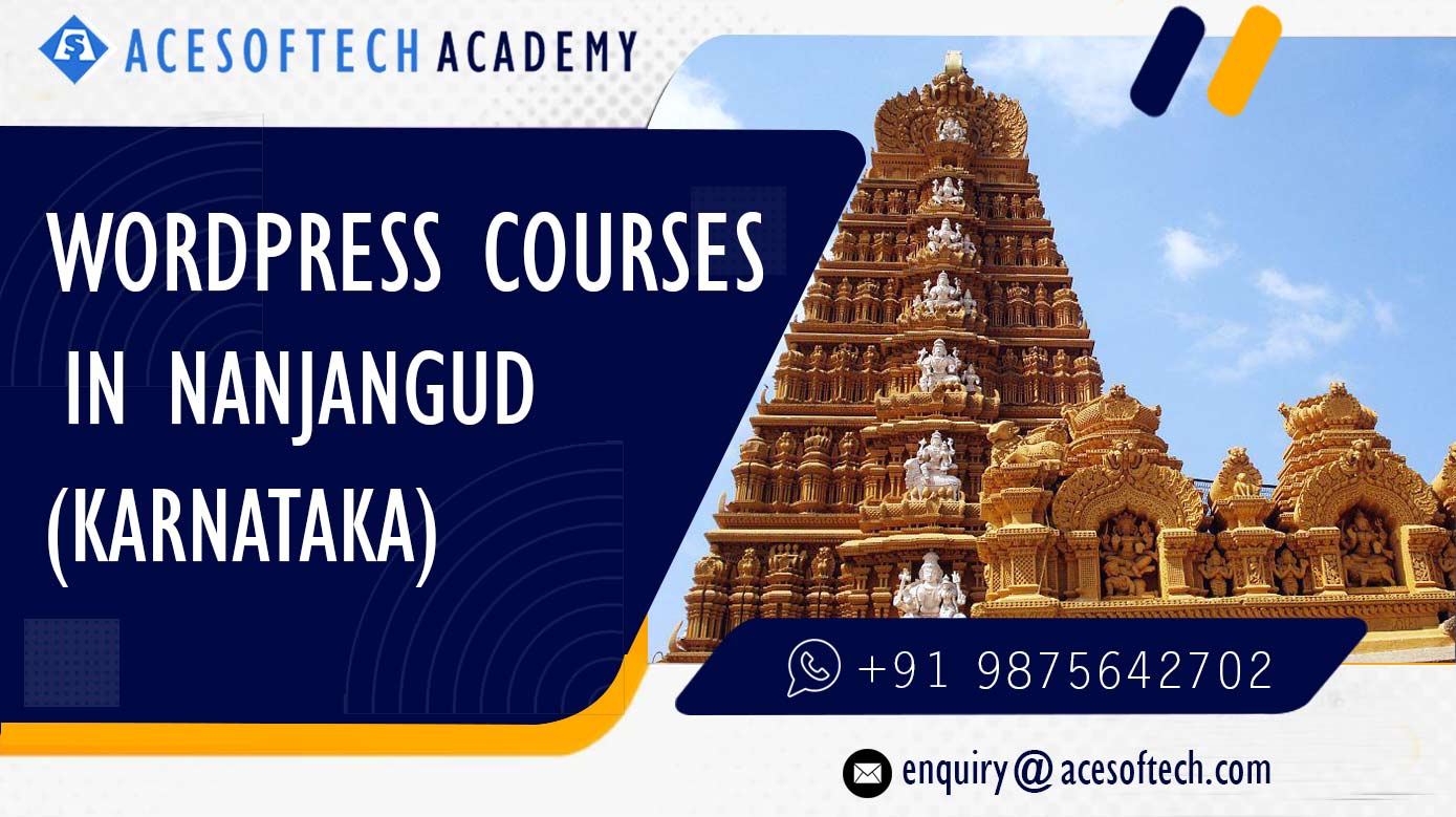 WordPress Course Training Institue in Nanjangud