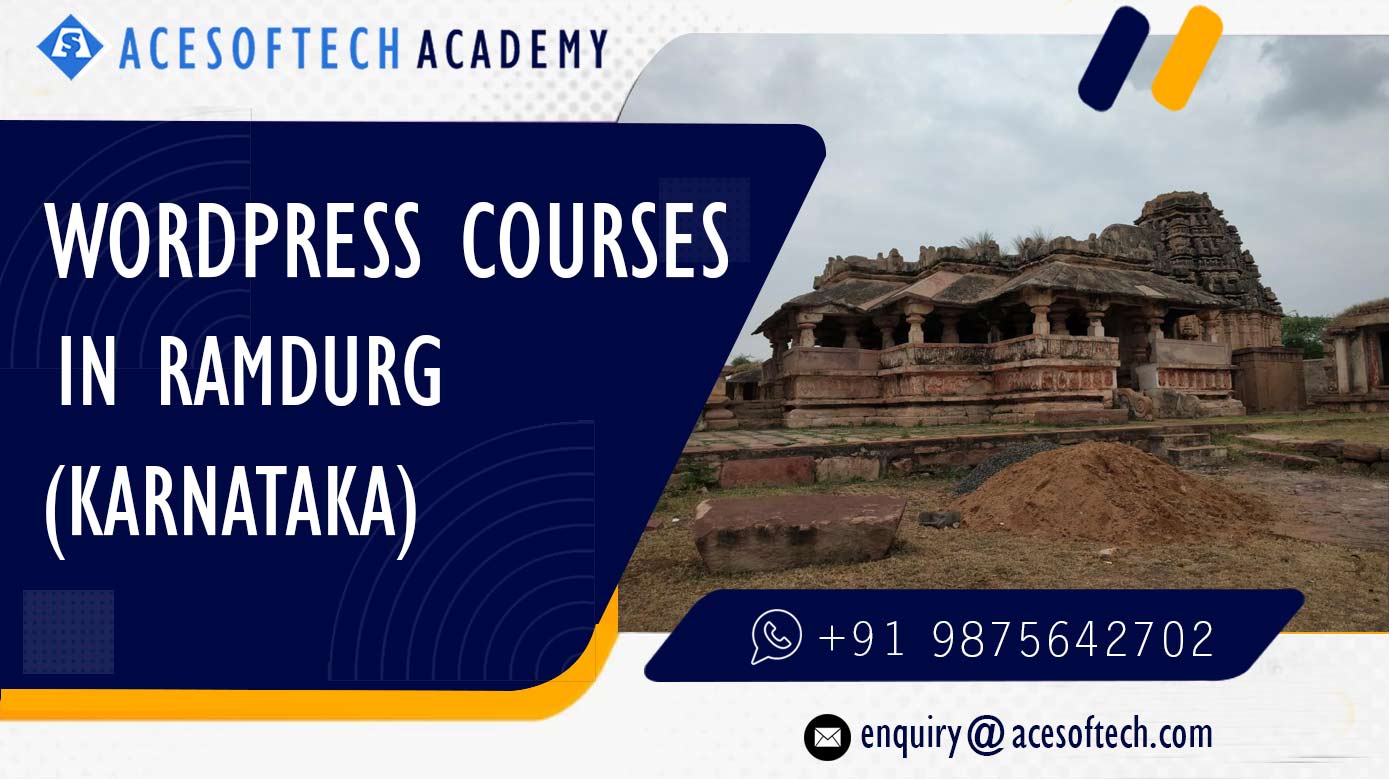 WordPress Course Training Institue in Ramdurg