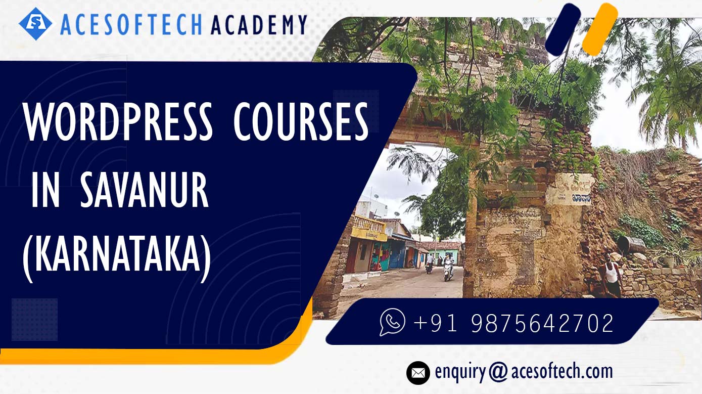 WordPress Course Training Institue in Savanur