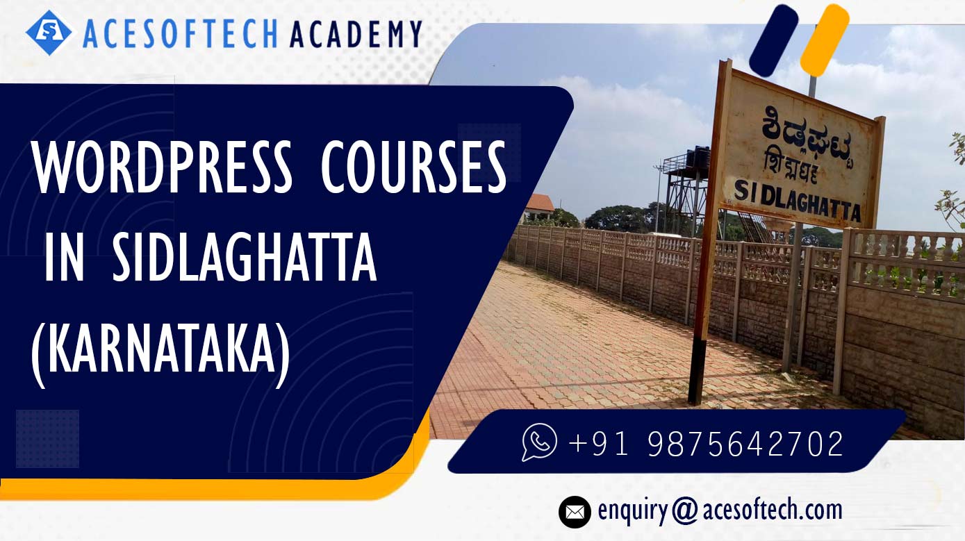 WordPress Course Training Institue in Sidlaghatta