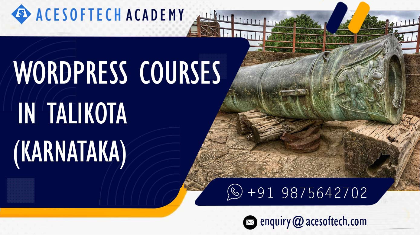WordPress Course Training Institue in Talikota