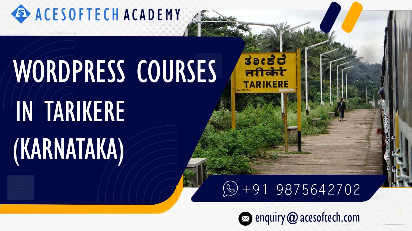 WordPress Course Training Institue in Tarikere