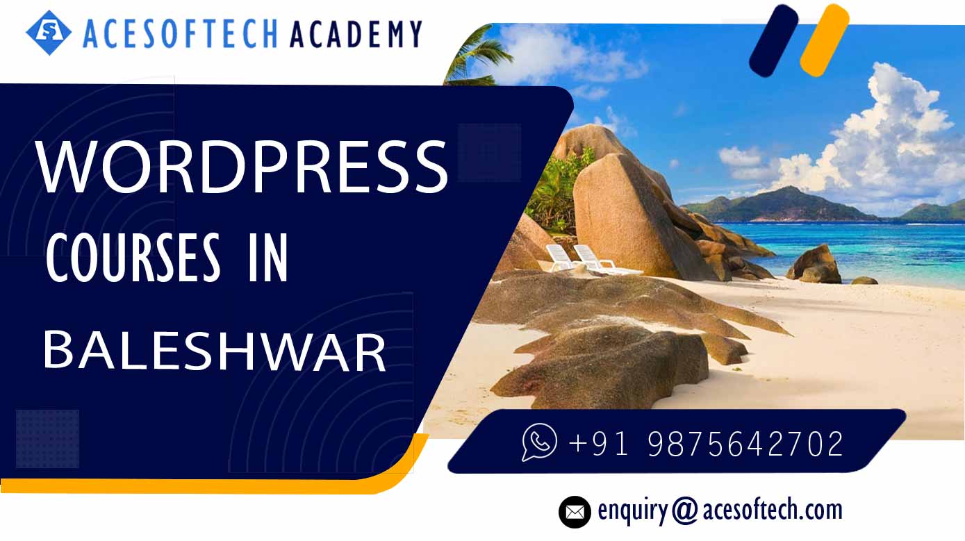 WordPress Course Training Institue in Baleshwar
