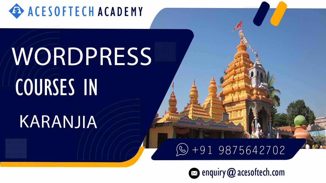 WordPress Course Training Institue in Karanjia