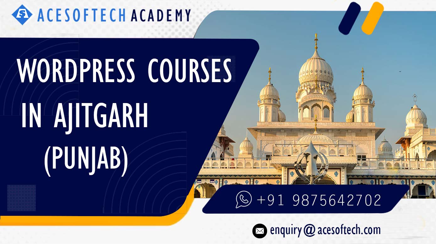 WordPress Course Training Institue in Ajitgarh